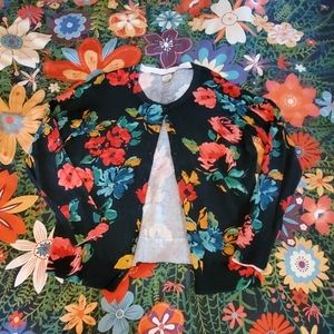 Floral cardigan